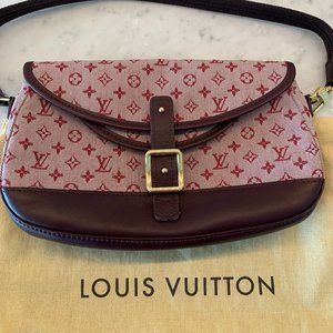 Louis Vuitton Red/Pink Mini Lin Marjorie GM Messenger Bag